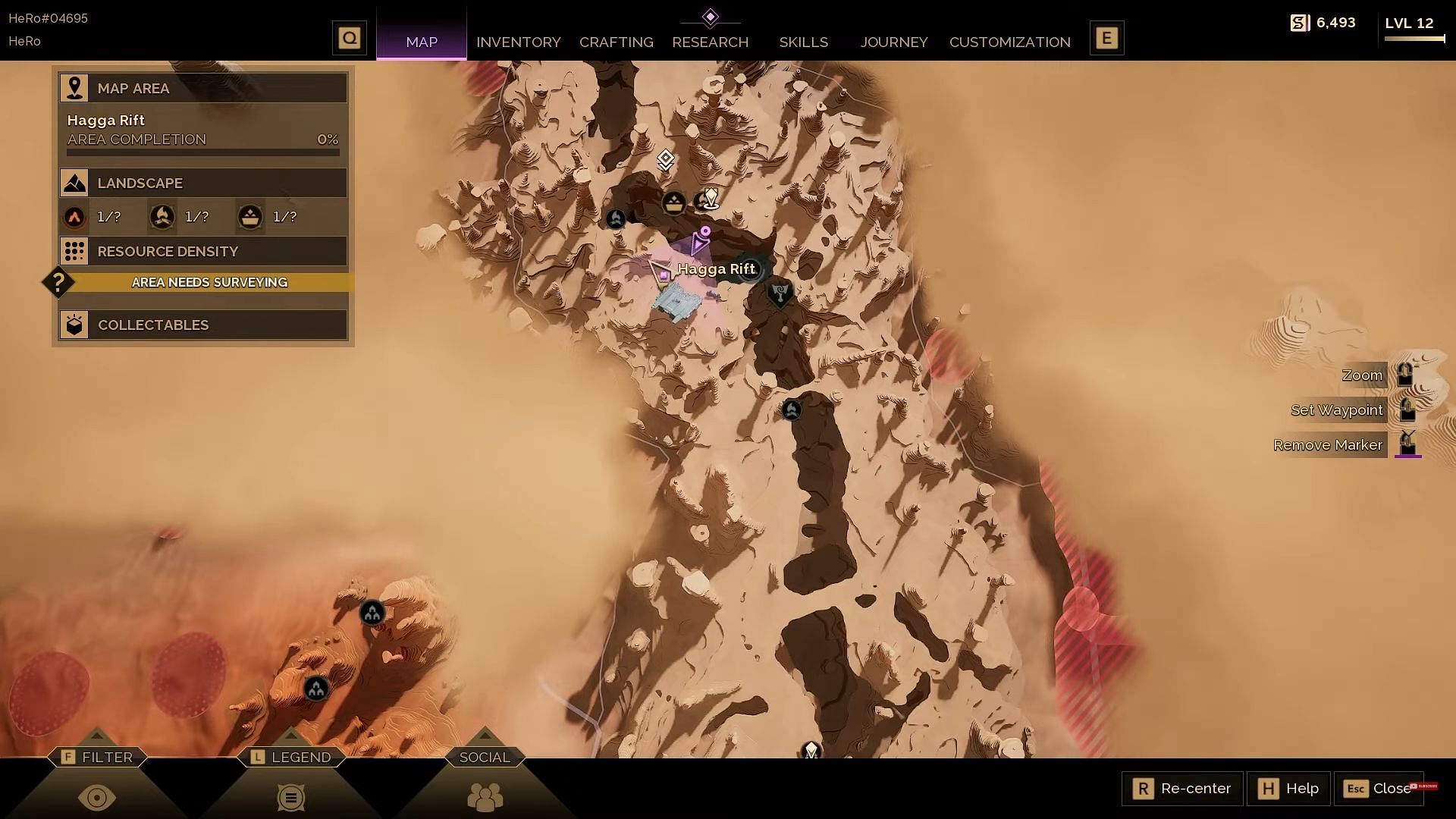 Look for the underground cave system in the Hagga Rift (Image via Funcom||YouTube/HeRo Survival Guides)